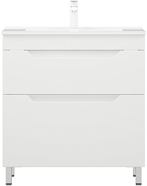 Corozo Тумба под раковину Юта 75 Z2 белая – фотография-1